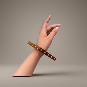Bracelets en bois à motifs géométriques, faits à la main, finition naturelle, pour femmes, style bohème, mode quotidienne, cadeaux pour festivals, artisanat en bois - Product Image 1