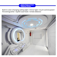 Nouveau modèle très demandé : Lit capsule spatiale intelligent, Pod de couchage d'aéroport, Lit capsule hôtelier superposé, Pod ignifuge de luxe, Lit capsule spatiale à vendre
