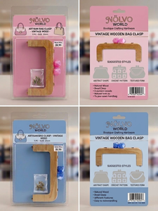 Poignées en bois massif de chêne naturel Nolvo World, faites à la main, écologiques, durables et polyvalentes pour cadres de sacs à main - Product Image 2