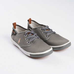 Giày nam có logo tùy chỉnh, lót lưới thoáng khí, dây buộc, đế vulcanized mùa đông, size EU 35-45 - Product Image 3