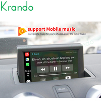 Krando Android mise à niveau automatique sans fil Carplay boîte de Module d'interface de caméra de recul pour Audi A1 2012 - 2018