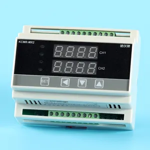 Controlador de temperatura de entrada universal industrial 2 canais RTD PT100 k entrada de termopar dc 4-20mA saída