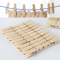 Goupilles à vêtements, en bois de bambou, environnemental, pour papier et artisanat, vente en gros, pièces