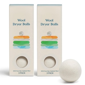 Produits les plus vendus 2024 Nouvelles tendances aux États-Unis Marque privée Boules de séchage en laine biologique pour machine à laver - Product Image 1