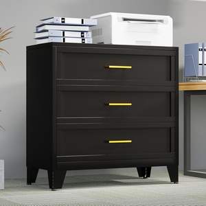 Ladekast 3 Laden Moderne Metalen Opbergkist Eenvoudige Montage Zware Ladekast Van Slaapkamer - Product Image 1