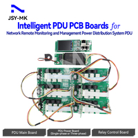 JSY-MK-811 Módulo de Gestión de Red RS485 con Control Remoto IP Personalizado, 24 Tomas, PDU Inteligente, Placas PCBA, 63 Amperios, 220V CA, Intercambio en Caliente