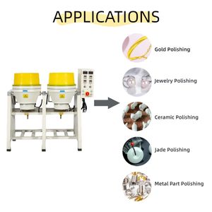 18L Schmuck Werkzeuge Ausrüstung Perlen Edelstein Schleifen Zentrifugal Disc Barrel Schmuck Polier maschine für Perlen Entgraten - Product Image 2