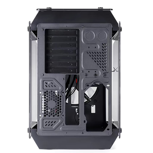 Lovingcool ATX Tower custodia per <span class=keywords><strong>Computer</strong></span> da gioco in vetro temperato a 4 lati Mid Tower <span class=keywords><strong>CPU</strong></span> Cabinet <span class=keywords><strong>Gaming</strong></span> PC RGB custodia Desktop con ventola ARGB - Product Image 4