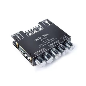 ZK-MT21 <span class=keywords><strong>50W</strong></span>*2+<span class=keywords><strong>100W</strong></span> Placa Amplificadora de Potencia Digital Compatible con <span class=keywords><strong>Bluetooth</strong></span>, Subwoofer de <span class=keywords><strong>2.1</strong></span> Canales, <span class=keywords><strong>Amplificador</strong></span> de Audio de 12V-24V - Product Image 4