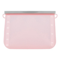 Nouveau produit Petit sac de rangement compact alimentaire en silicone réutilisable pour les fruits