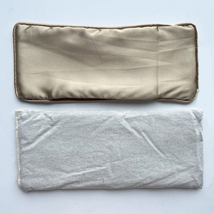 Masker Mata Berbahan Satin untuk Yoga Meditasi, Pereda Sakit Kepala, Aromaterapi, Biji Rami Lavender, Masker Mata Panas Lembab - Product Image 3