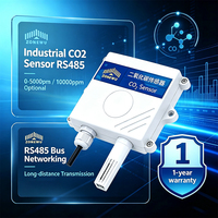 Capteur industriel de dioxyde de carbone, de température et d'humidité RS485, Modbus, détecteur de gaz 0-5000 ppm, utilisé pour les systèmes CVC/serres