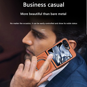 <span class=keywords><strong>Coque</strong></span> de téléphone magnétique en cuir PU pour <span class=keywords><strong>Samsung</strong></span> <span class=keywords><strong>Z</strong></span> <span class=keywords><strong>Flip</strong></span> 6 5 <span class=keywords><strong>4</strong></span> 3 Fold 6 avec support d'anneau en métal Couverture arrière de <span class=keywords><strong>protection</strong></span> antichoc - Product Image 4