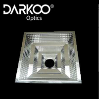 Nouveau Design Pmma lentilles optiques 45Mm 50Mm Cob Led lentille réflecteur ondulé diffuseur feuille plastique laisser lumières tasse