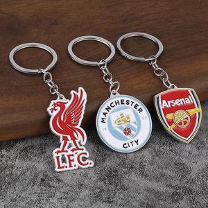 <span class=keywords><strong>Porte</strong></span>-clés en silicone unisexe coloré en forme de maillot de football, mini maillot de foot souvenir, cadeau pour les fans - Product Image 2