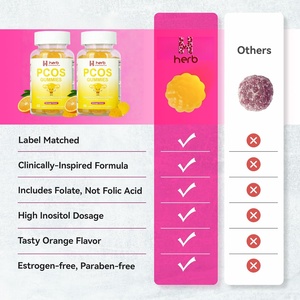 Gomitas para el Síndrome del Ovario Poliquístico (SOPP) para Adultos, Desintoxicación Uterina, Equilibrio Hormonal, Alivio del Malestar Menstrual, Gestión de la Energía, Apoyo para el Sueño - Product Image 3