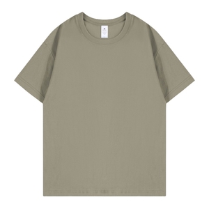 Camiseta de Manga Corta de Algodón Peinado de Alta Calidad, 230g, con Logotipo Personalizado, Estampado de Moda, Diseño Sólido, Cuello Redondo - Venta al Por Mayor para Hombres y Mujeres - Product Image 2