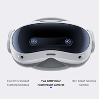 PICO 4 Ultra MR, lunettes de réalité mixte tout-en-un, 12G 256G, lunettes VR, écran monté sur la tête 4K, streaming SteamVR