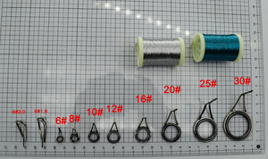 100 Cái/hộp Câu Cá Hướng Dẫn Rod Câu Cá Giải Quyết Thiết Lập Cá Công Cụ Phụ Kiện Hướng Dẫn Thanh Vòng - Product Image 5