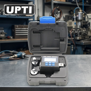 UPTI Taiwan Made OEM Alloy High Quality DIY Automotive Multi-function 2-210NM Digital <b>Torque</b> <b>Socket</b> Adapter <b>Set</b> (3/8" 1/4") Blue - Product Image 2