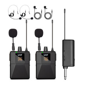 Micrófono inalámbrico portátil UHF Q3 con condensador metálico, de diadema/piel, patrón polar cardioide, cancelación de ruido, alcance de 165 pies para canto - Product Image 6