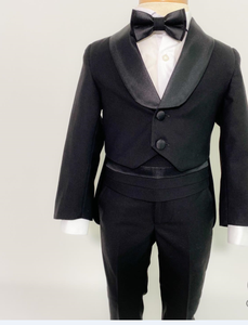 Custom Boy Suits <span class=keywords><strong>Costume</strong></span> formale ragazzi White Jacquard Flower Design bambino abito formale bambini abito da <span class=keywords><strong>sposa</strong></span> smoking - Product Image 6