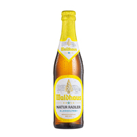 Bière artisanale de la Forêt-Noire primée, fabriquée en Allemagne, Waldhaus Natur Radler, alcool 0,5%, IBU 10, bouteille en verre de 330 ml