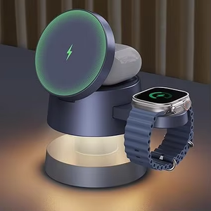 Lámpara Cargador Inalámbrico Magnético Plegable 4 en 1, Estación de Carga Inalámbrica 3 en 1 con Luz Nocturna para 16 Dispositivos - Product Image 2