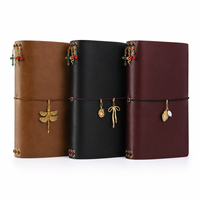 Carnet de notes A5 personnalisé en cuir PU avec logo sur mesure, élastique, rechargeable, journal de voyage avec option de marquage à chaud, idéal comme cadeau