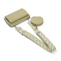 Sac à Main Femme Tendance Épaule et Bandoulière Multifonctionnel avec Large Bretelle pour Téléphone Portable et Petites Sacoches à Monnaie