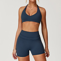 Ensemble de 4 soutiens-gorge de yoga sexy à compression ultra douce pour femmes, non transparents, de haute qualité, pour l'entraînement et la gym