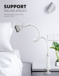 Soporte de Teléfono Móvil Lamicall LS05 de Metal Completo con Brazo Flexible, Soporte Resistente para Teléfono Móvil para Cama y Escritorio, Sin Caídas, Soporte Robusto para Teléfono Celular - Product Image 4