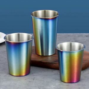 Custom Single Wall Stainless Steel Water Tumbler Stackable Beer Cup for <b>Small</b> Shot & Drink Party Cup - Product Image 4