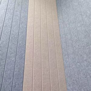 Panel Acústico Moderno Personalizado Autoadhesivo de Fieltro con Rayas, Decoración de Pared, Panel de Poliéster Insonorizante, Diseño de Modelo 3D - Product Image 5