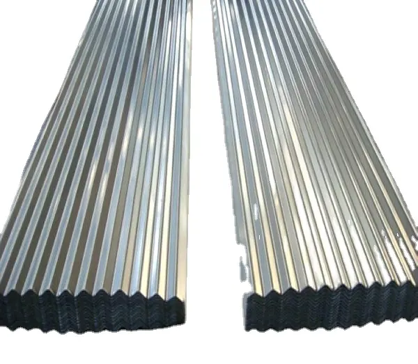 Chine gros zinc feuille de toiture en aluminium/tôle de toit en acier galvanisé poids par mètre