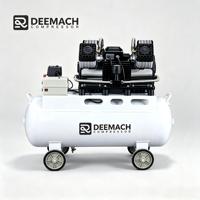 Compresseur d'air rotatif sans huile DEEMACH, pompe à vide 10 bars, compresseur d'air médical et dentaire sans huile et moteur Compresor De Aire