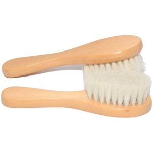 Cepillo de Baño y Masaje para Niños de Madera de Haya Ecológica, Peine para Cuero Cabelludo con Cerdas de Pelo de Cabra Suave, Cepillo de Baño de Madera para Bebés - Product Image 2