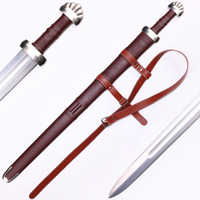 Épées et couteaux de Longquan, épées vikings anciennes, épées médiévales et de la Renaissance, fourreaux en cuir pour épées, collection de cadeaux pour hommes, décoration