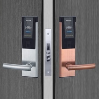 Cerradura de Puerta de Hotel con Tarjeta Inteligente y RFID de Proximidad de Acero Inoxidable a Precio Económico con Software de Gestión Gratuito