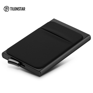 TILONSTAR Low Moq Customization Slim Aluminum Card Holder <b>RFID</b> Blocking Credit Card <b>Wallet</b> for Men Business Travel - Product Image 3
