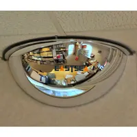China 180 Degree View Unbreakable Half Dome Polycarbonate Convex Mirror 30センチメートル45センチメートル60センチメートル80センチメートル