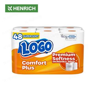 กระดาษทิชชู่2ชั้นแบบนุ่มมีกลิ่นหอมพิมพ์แบบกำหนดเองบรรจุภัณฑ์กระดาษทิชชู่ขนาดจัมโบ้ - Product Image 2