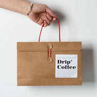 Caja Portátil de Papel Kraft Clásico con Impresión Offset y Logotipo Personalizado, Cierre de Botón, para Café, Té, Pasteles, Tarjetas