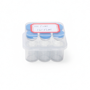 Injection Moulded Clear Glass RTU Sterile Vial with Rubber <b>Stopper</b> for Medical Infusion 5ml to 100ml Screen Printed <b>Bottle</b> - Product Image 1