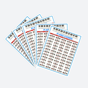 Acorde de <span class=keywords><strong>Piano</strong></span> Spectrum <span class=keywords><strong>Acordes</strong></span> portátiles Hoja de trucos Papel Acorde de <span class=keywords><strong>Piano</strong></span> electrónico Diagrama de dedo Práctica de digitación - Product Image 2