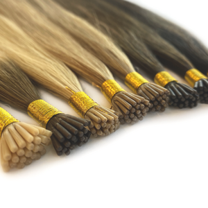 Extensiones de Cabello Humano Virgen Indio Remy con Punta Plana I U <span class=keywords><strong>K</strong></span>, 100% Alineadas con la Cutícula, Fusión, Venta al por Mayor de Fábrica - Product Image 2