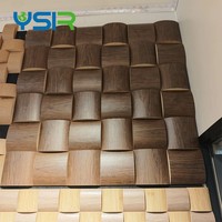 Panneaux acoustiques muraux modernes et durables en mosaïque, insonorisants, en fibre de polyester