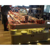 Comptoir de buffet professionnel de luxe, chauffe-plats de buffet personnalisable pour restaurant, hôtel, banquet