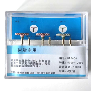 Frese Abrasive in Resina <span class=keywords><strong>per</strong></span> Laboratorio Dentistico, Rimozione Graffi <span class=keywords><strong>per</strong></span> Finitura a Specchio su Composito FRP, Corona Temporanea, Base <span class=keywords><strong>per</strong></span> Protesi in Resina - Product Image 2