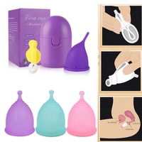 Copa Menstrual para el Cuidado Postparto, Higiene Femenina, Copa Menstrual de Silicona Reutilizable para Mujeres